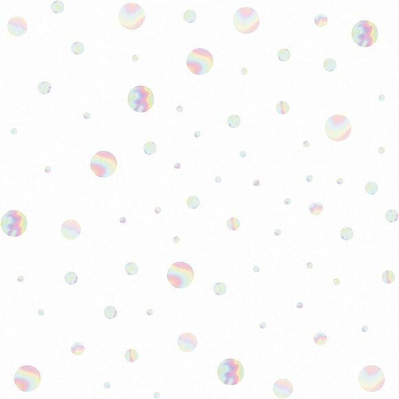Holographic Circle Peel and Stick Wall Decals - Picture 1 of 7